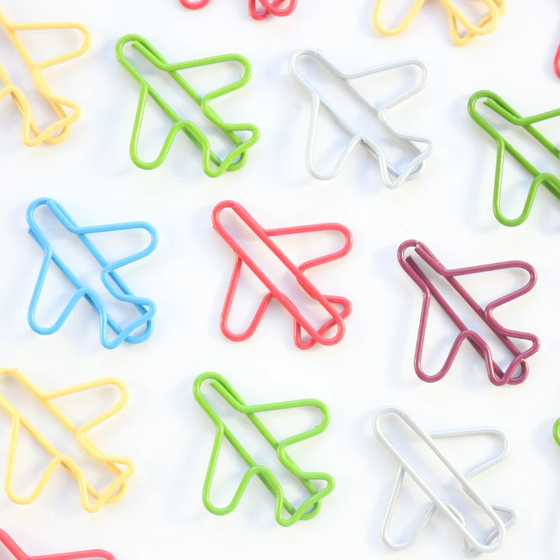 20 шт. классические цветные металлические зажимы органайзеры в форме