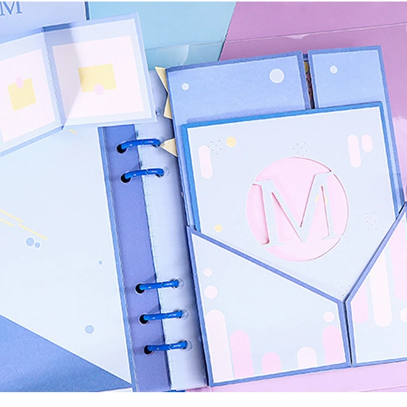 

Mini Photos Album 3D Picture Storage Book for Film Children Lover Wedding Memory R9JC