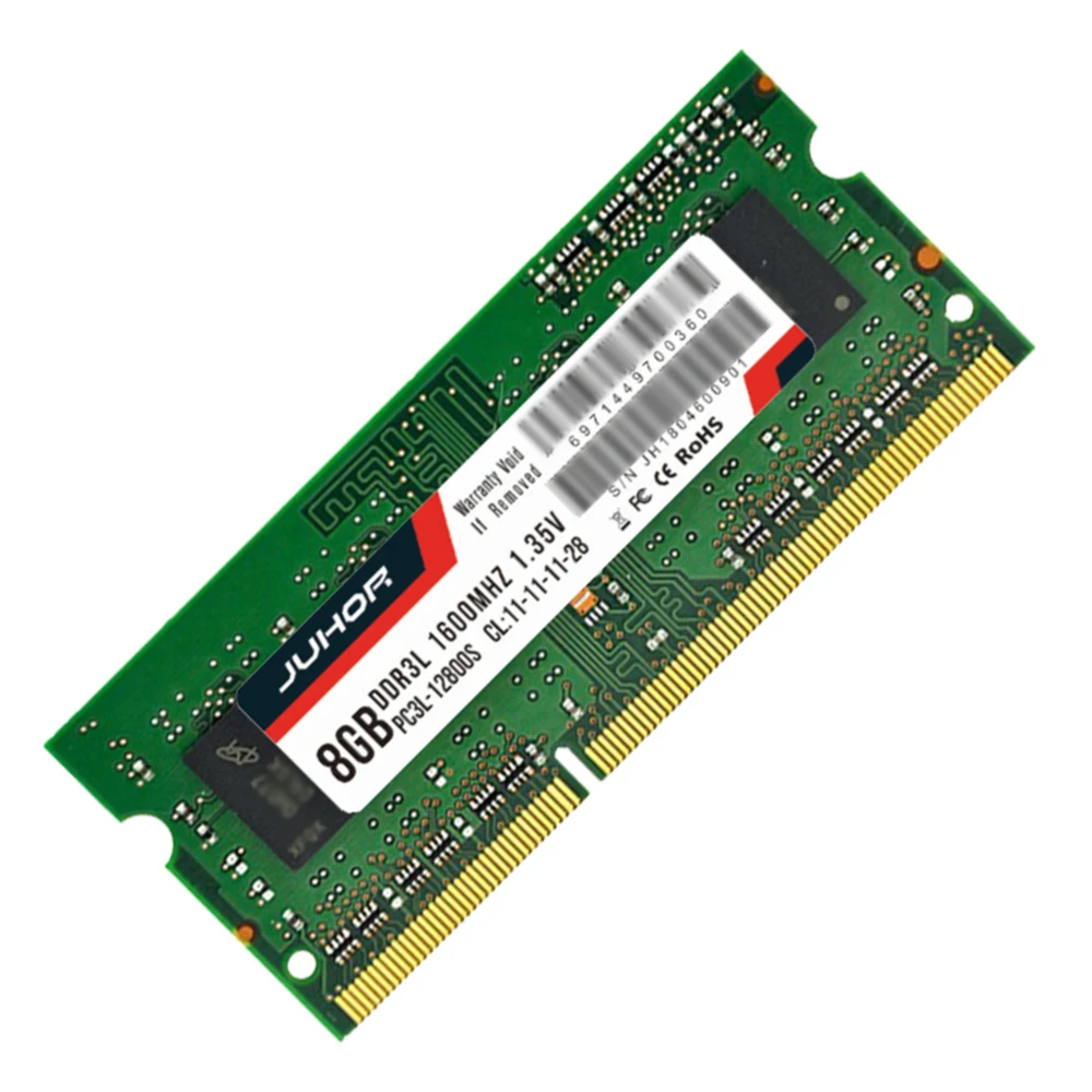 4ГБ/8ГБ DDR4 DDR3L 1600/2133/2400/2666МГц Интерфейс 260Pin Напряжение памяти 1.2В ОЗУ для ноутбука.