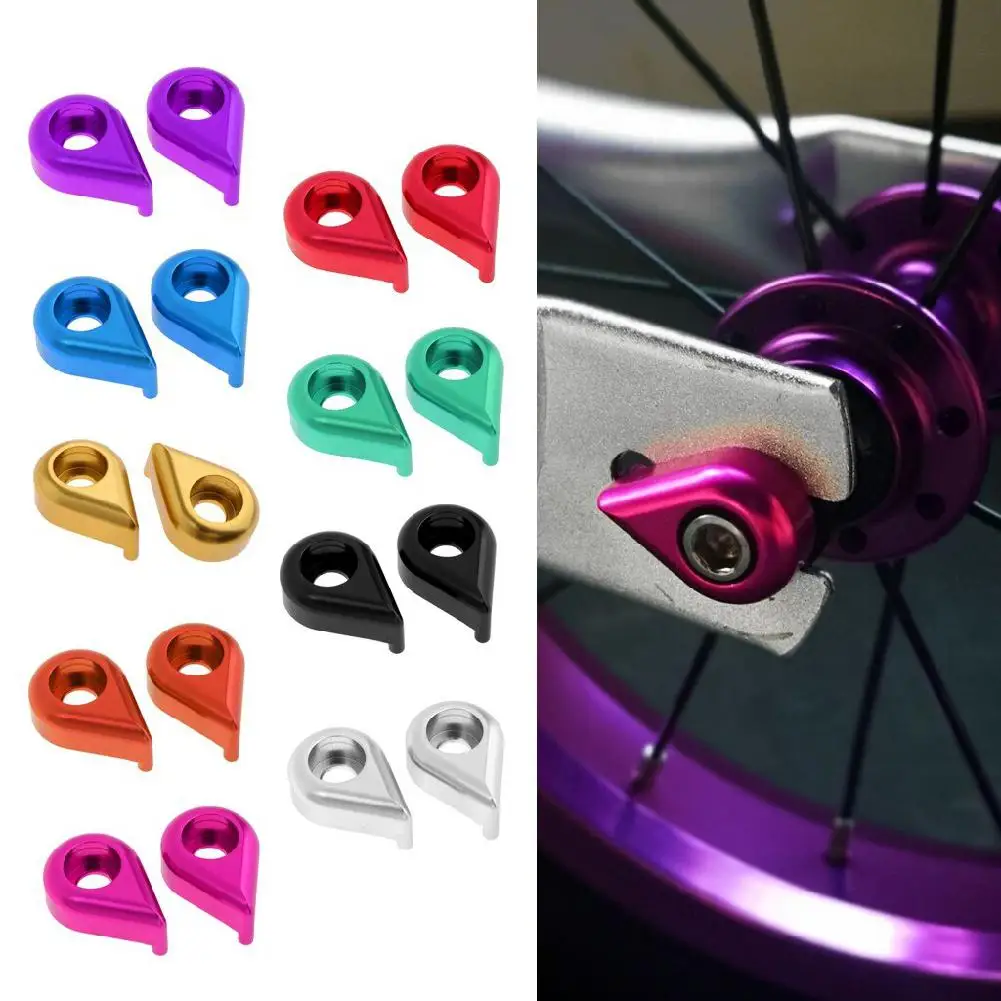 2 шт. велосипедный ступица безопасности крюк с S винтом Капля воды пряжка на для