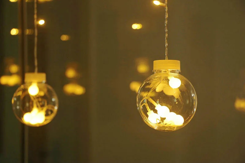 Сказочная гирлянда светодиодный шар для рождества дня рождения вечеринки