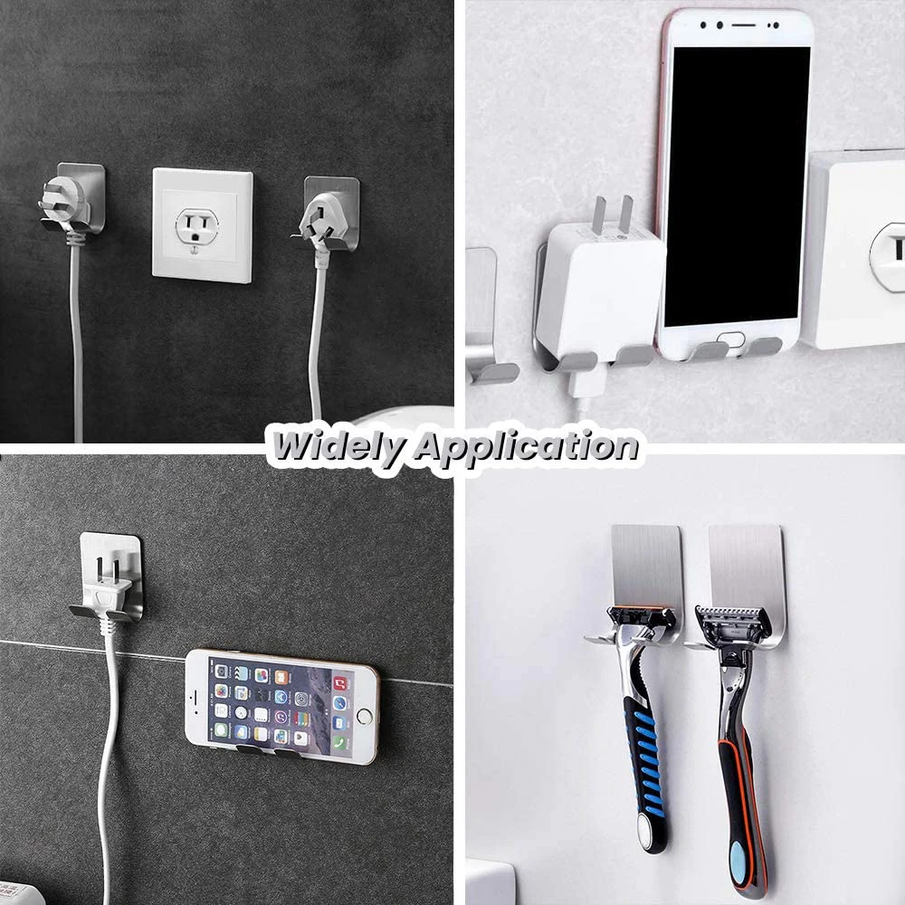 1PC Razor Holder Shaver Stainless Steel Hook Hanger Stand Multi Purpose Self Adhesive Storage For Bathroom Kitchen Organize | Дом и сад
