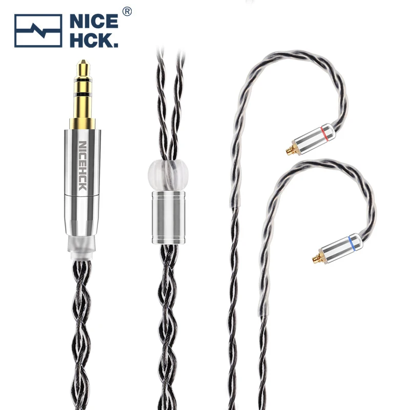 

NiceHCK BlackJelly Cable Graphene Hybrid 7N OCC Earphone Upgrade Wire 3.5/2.5/4.4mm MMCX/2Pin/QDC For Lofty Topguy NX7 MK3 DQ6