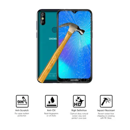 Для Doogee N20 закаленное стекло Для Doogee N20 N10 X90 Y8 Y9 Plus протектор экрана для Doogee N20 Защитная стеклянная пленка