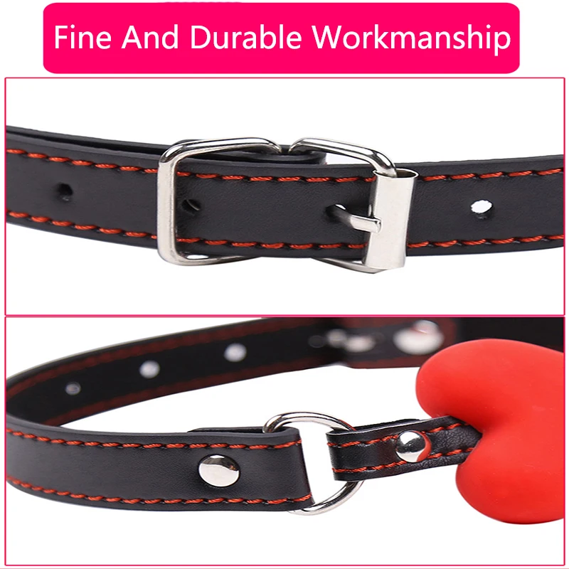 Оральный рот эротические игрушки кожаный кляп с открытым ртом для пар страпон