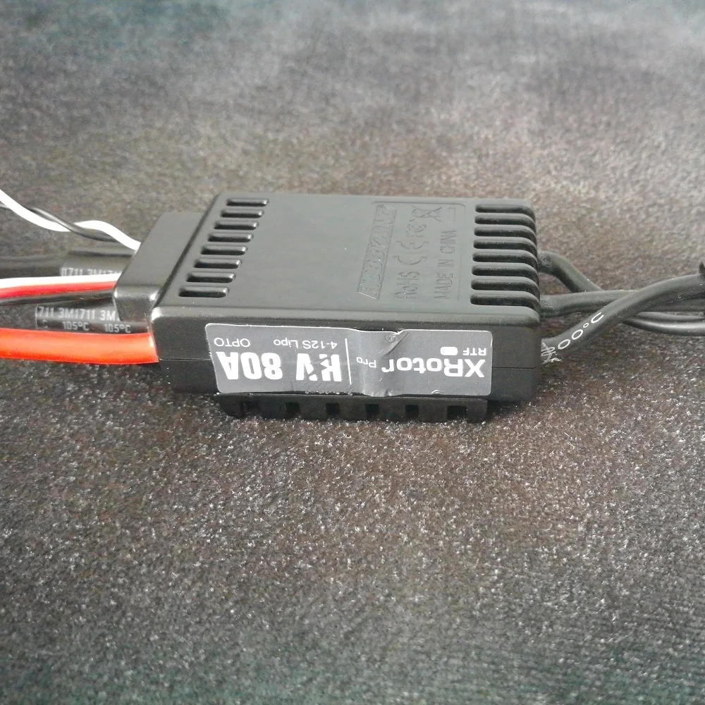 Контроллер скорости электродвигателя X motor FLYFUN ESC Xrotor Pro 80A HV1 для радиоуправляемых