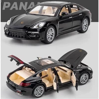 124 scale model diecasts alloy panamera racing car luxury grand sports vehicles supercar collection display pullback for child