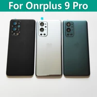6 7for oneplus 9 pro back battery cover housing camera frame glass lens le2121 le2125 le2123 le2120 for oneplus 9pro