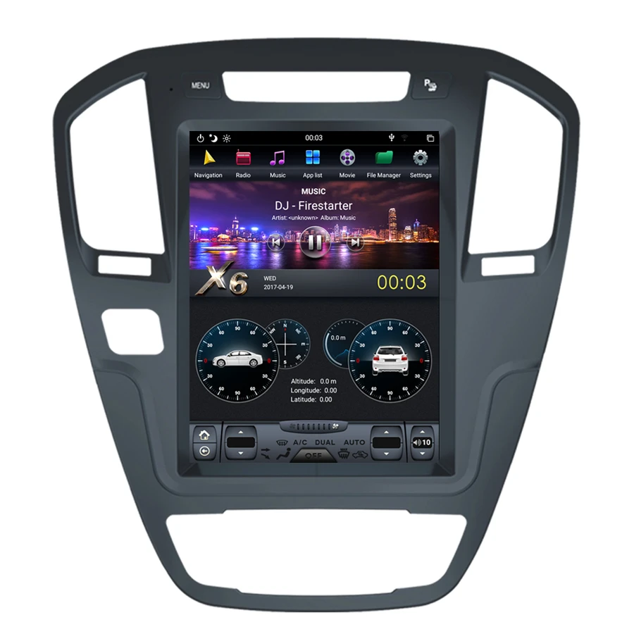 PX6 автомобильный Bluetooth экран Android 9 GPS Navi мультимедиа для Opel Insignia Buick Regal 2010 10 4 &quotTesla