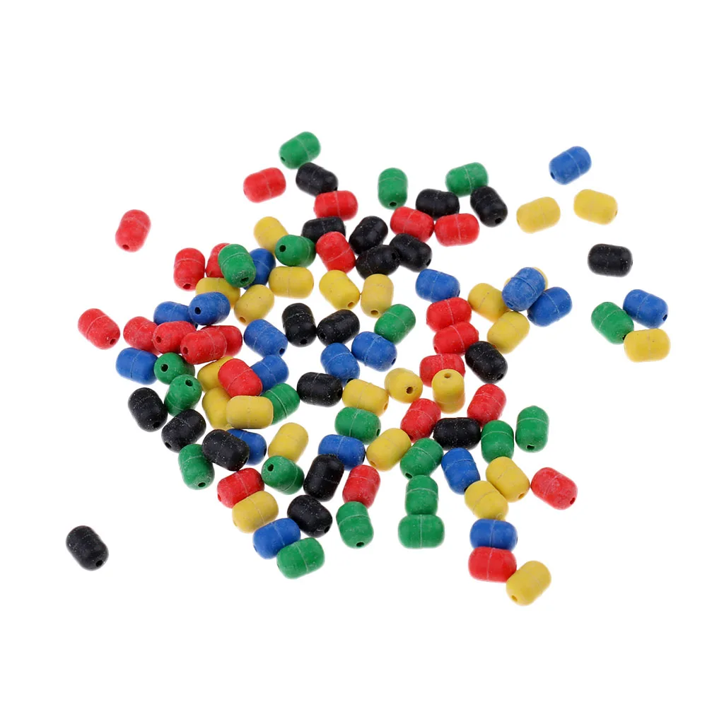 100 шт. рыболовные шарики мягкие резиновые для приманки ударные буферные Клеммная