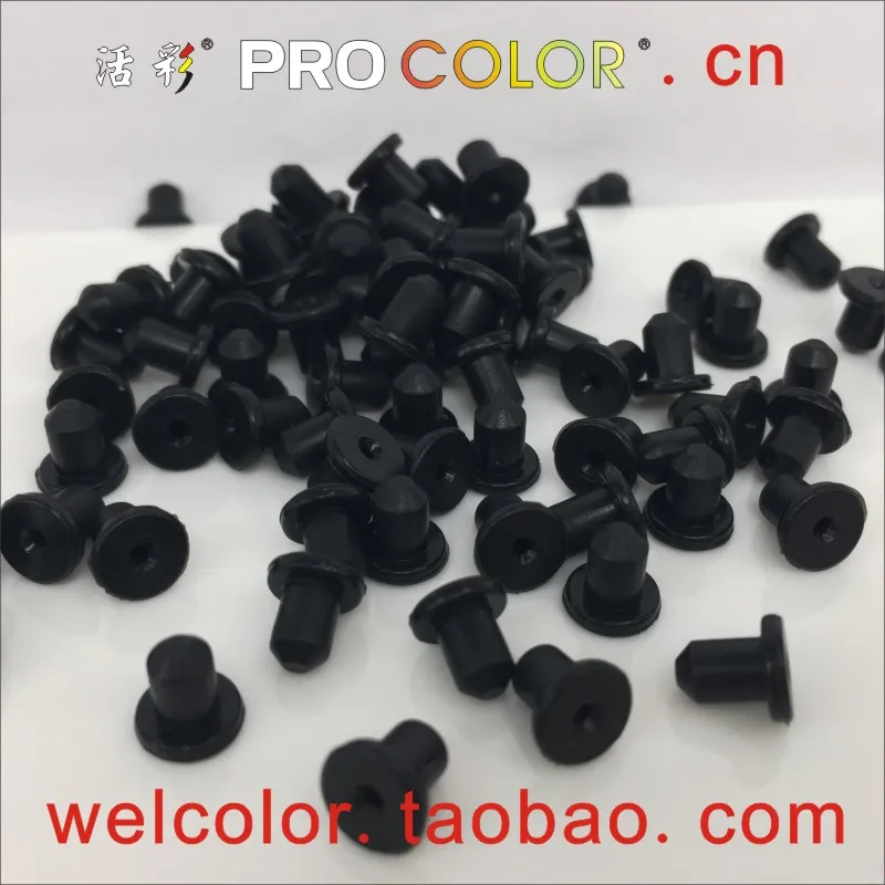 

High Temp Solid Silicone Rubber sealing stopper plugs molded glass dropper bottle cap part 1 2 3 3.7 3.8 3.9 4.0 5.4 6 7 MM hole