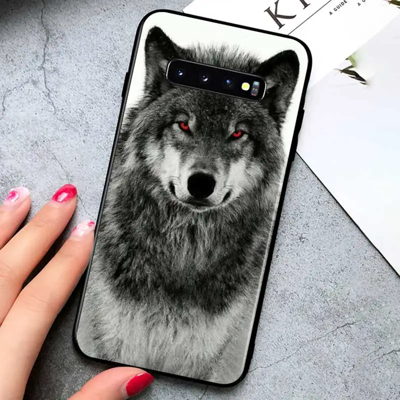 

Wolf Animal Cool for Samsung Galaxy Note 20 S20 FE Lite Ultra 10 9 8 Pro S10E S10 5G S9 S8 S7 S6 Plus Black Phone Case