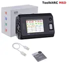 ToolkitRC M6D 500W 15A DC Двухканальное Мини Смарт FPV зарядное устройство Dis для 1-6S литий-полимерной батареи с разъемом для зарядки