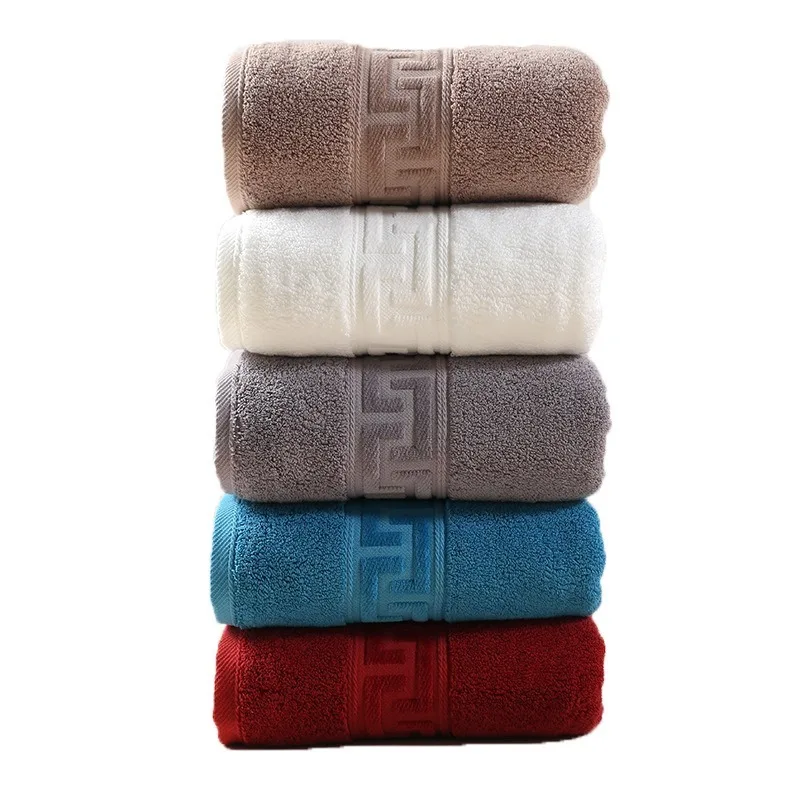 

The new cotton absorbent bath towel 80x160cm thickened super adult long-staple cotton bath towel beach towel