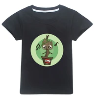 baby groot t shirt for kids summer short sleeve tops clothes 100 cotton children cute happy birthday t shirts boy girls costume