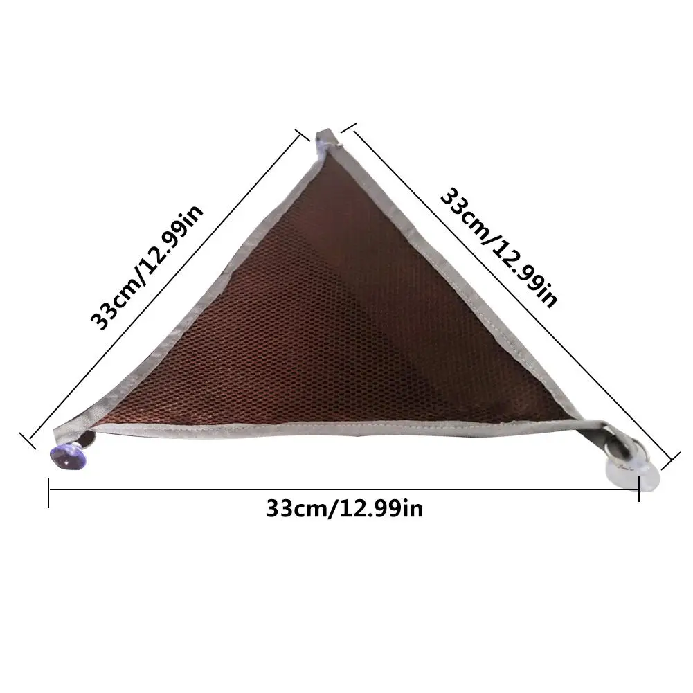 2PCS/Set Reptile Lizard Hammock Hamster Grass Mat Non-stick Hair Pet Bed Solid Triangle Shape Mesh Cushion Toy | Дом и сад