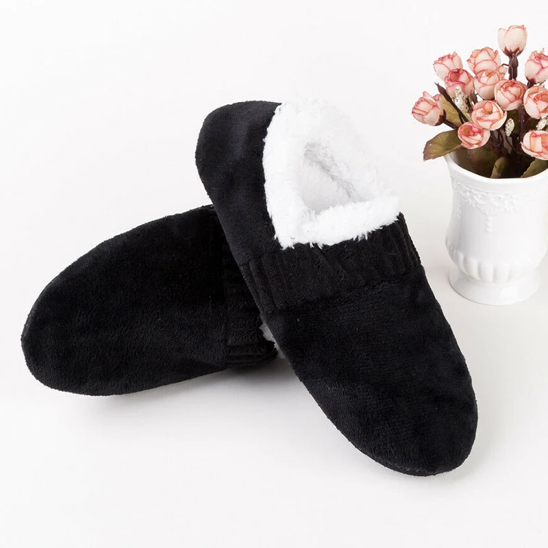 

Newly Men Soft Slippers House Floor Socks Anti-slip Indoor Winter Warm Slipper m99