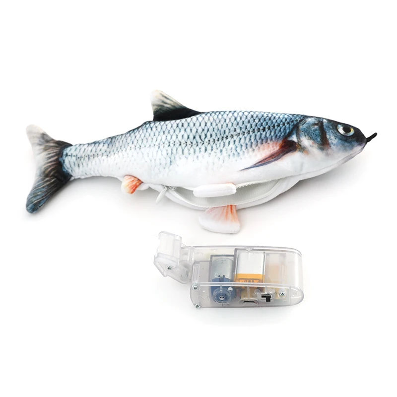 Игрушки для кошек электрическая имитация рыбы перезаряжаемая от USB игрушка