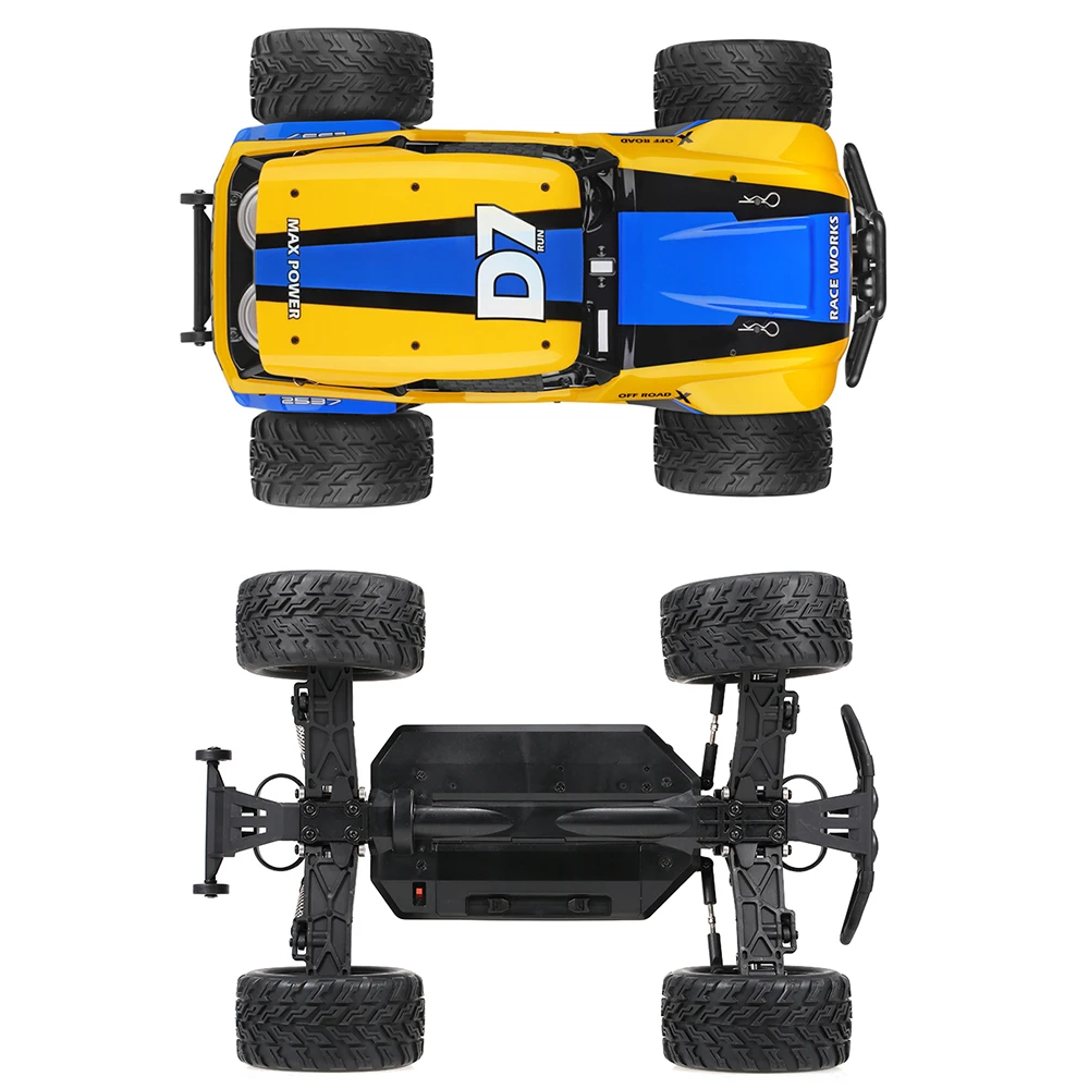 2 4 GHz 4WD Wltoys XK 12402 A D7 1/12 RC автомобиль 550 мотор 45 км/ч пустынный багги Rock Racing Crawler Truck