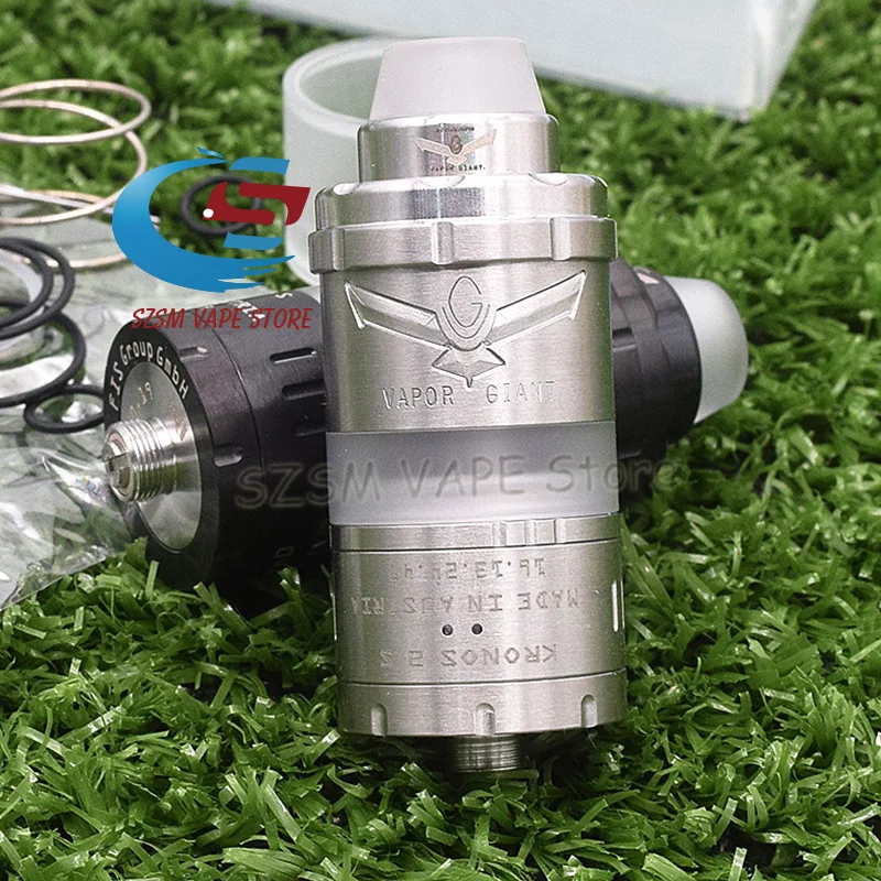 Новый Kronos 2 S rta регулируемый поток воздуха для MTL или DL 360 ° логотип щит 316ss 4 0 мл 23 мм