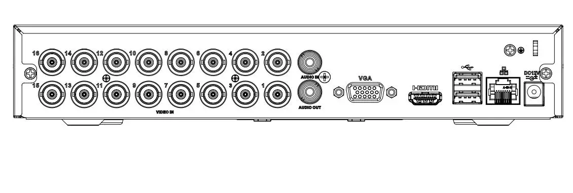 Dahua XVR XVR1B16 16 Channel Penta-brid 1080N/720P Compact 1U Digital Video Recorder | Безопасность и защита