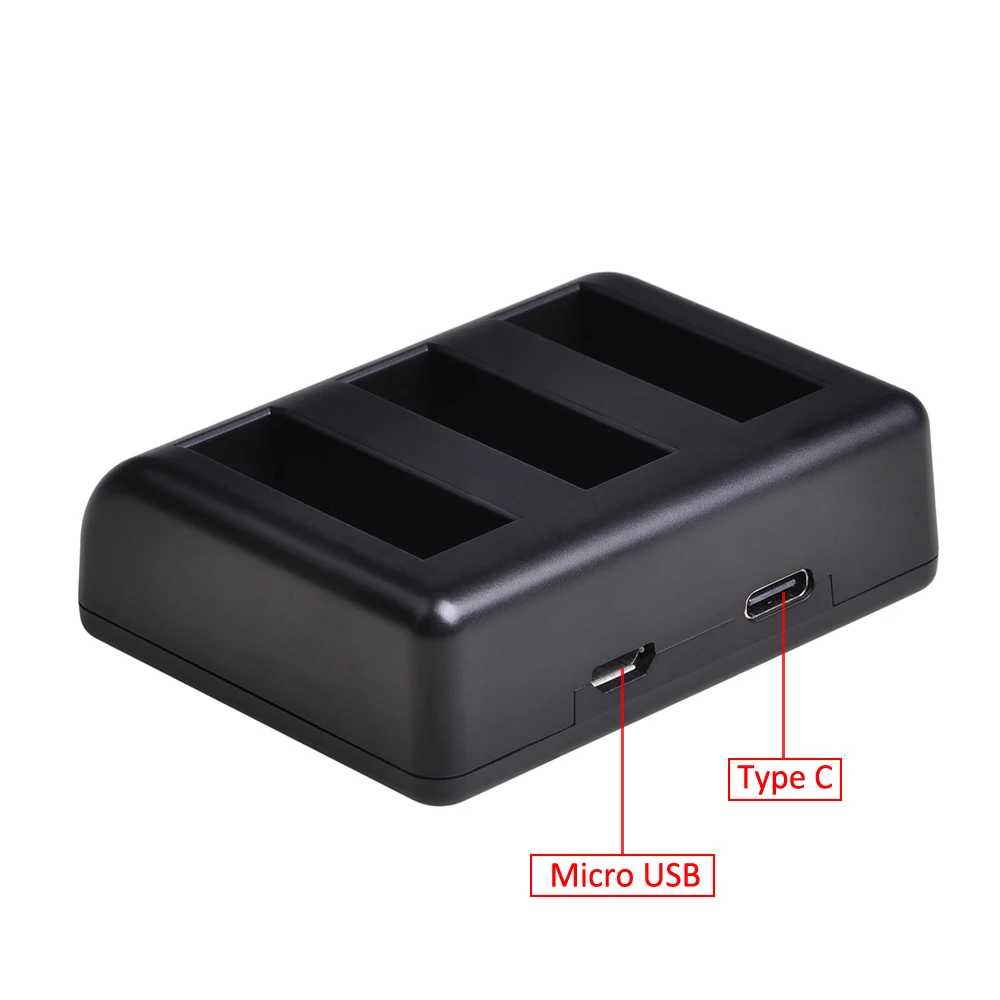 DuraPro 2 шт. 1300 мАч AB1 Замена батарейный блок камеры+ светодиодный 3-слоты USB Зарядное устройство для DJI Osmo AB1 пульт дистанционного управления для спортивной Камера