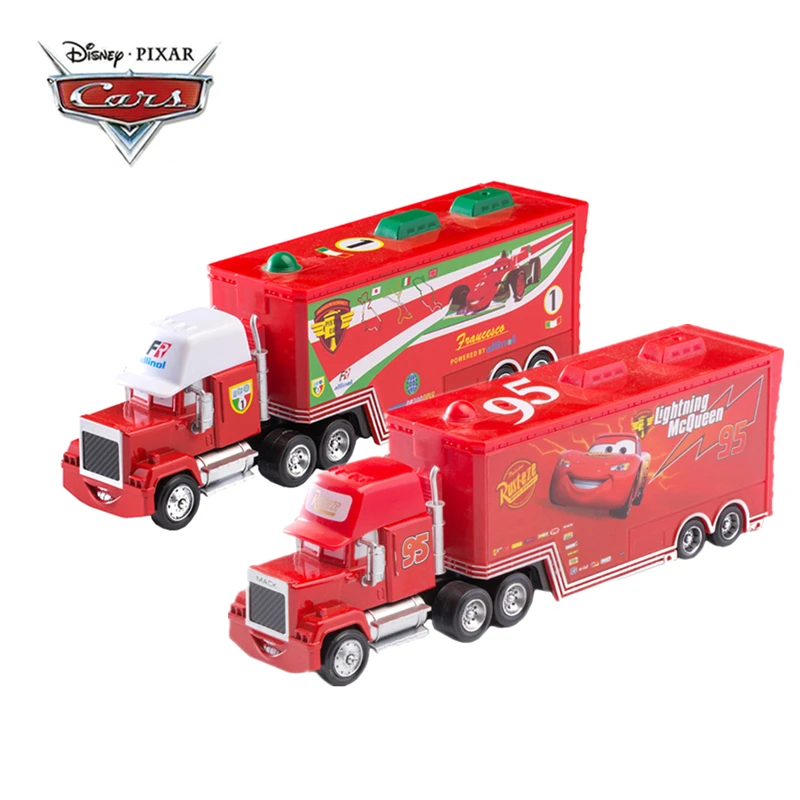 S 3 2 Toys Lightning Mcqueen Jackson Storm Cruz Mack Uncle Truck 1:55 Diecast Model Car Toy Child Birthday Gift