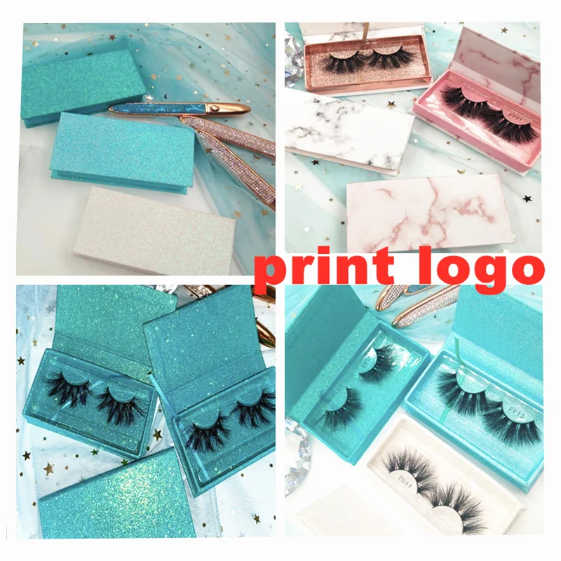 

wholesale false eyelash packaging box lash boxes package print logo 25mm mink lashes strip magnetic case bulk vendors