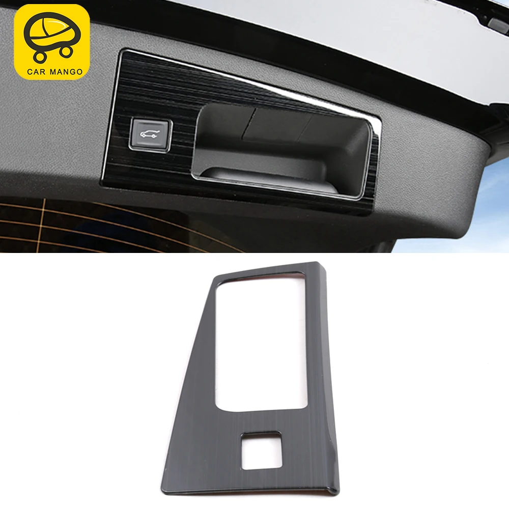 

CarManGo Car Stainless Accessories Tail Gate Door Trunk Handle Frame Trim Sticker Cover Decoration for Cadillac XT4 2018-2021