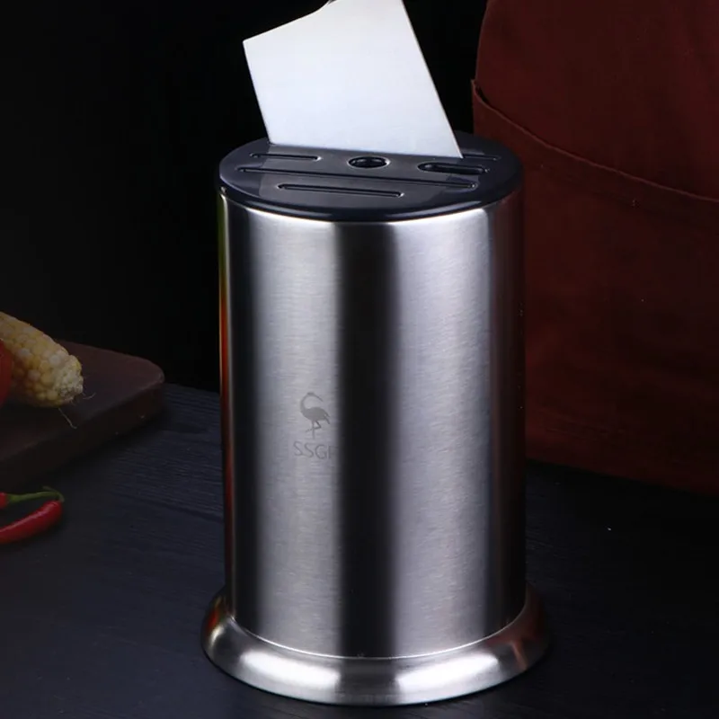 SSGP Нержавеющая сталь держатель для ножей Кухня Полка Многофункциональный