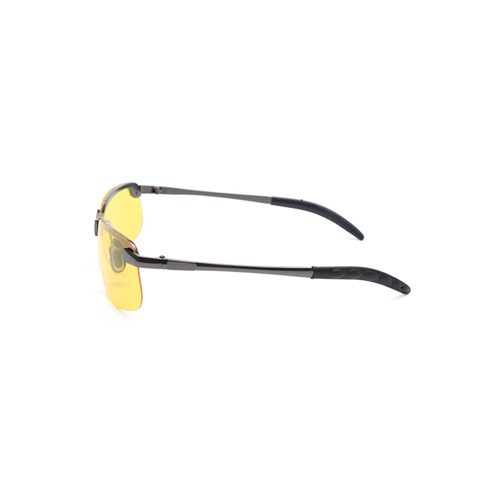 

Night vision sport sunglass for driving man and woman TAC tortoise Aluminum Semi Rimless Polarized Photochromic Sunglasses