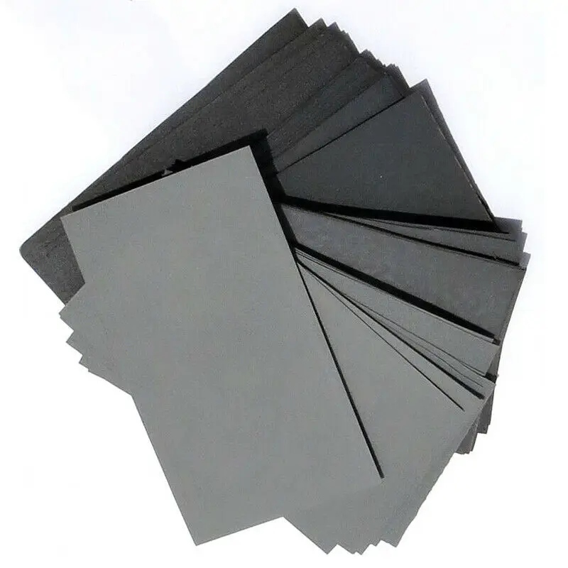 

Set Sandpaper Wet Dry 600 800 1000 1200 1500 2000 2500 Grit Abrasive Furniture 70Pcs Practical