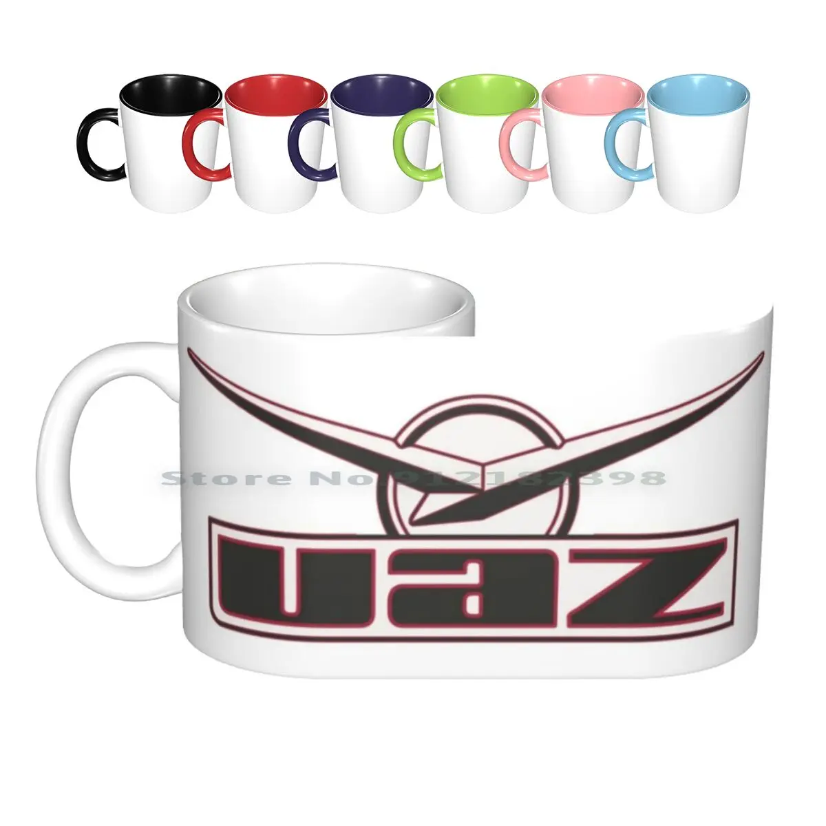 

- Ulyanovsk Automobile Plant Ceramic Mugs Coffee Cups Milk Tea Mug Off Road Car Geeky Funny 4x4 Russian Vaz Autovaz Lada