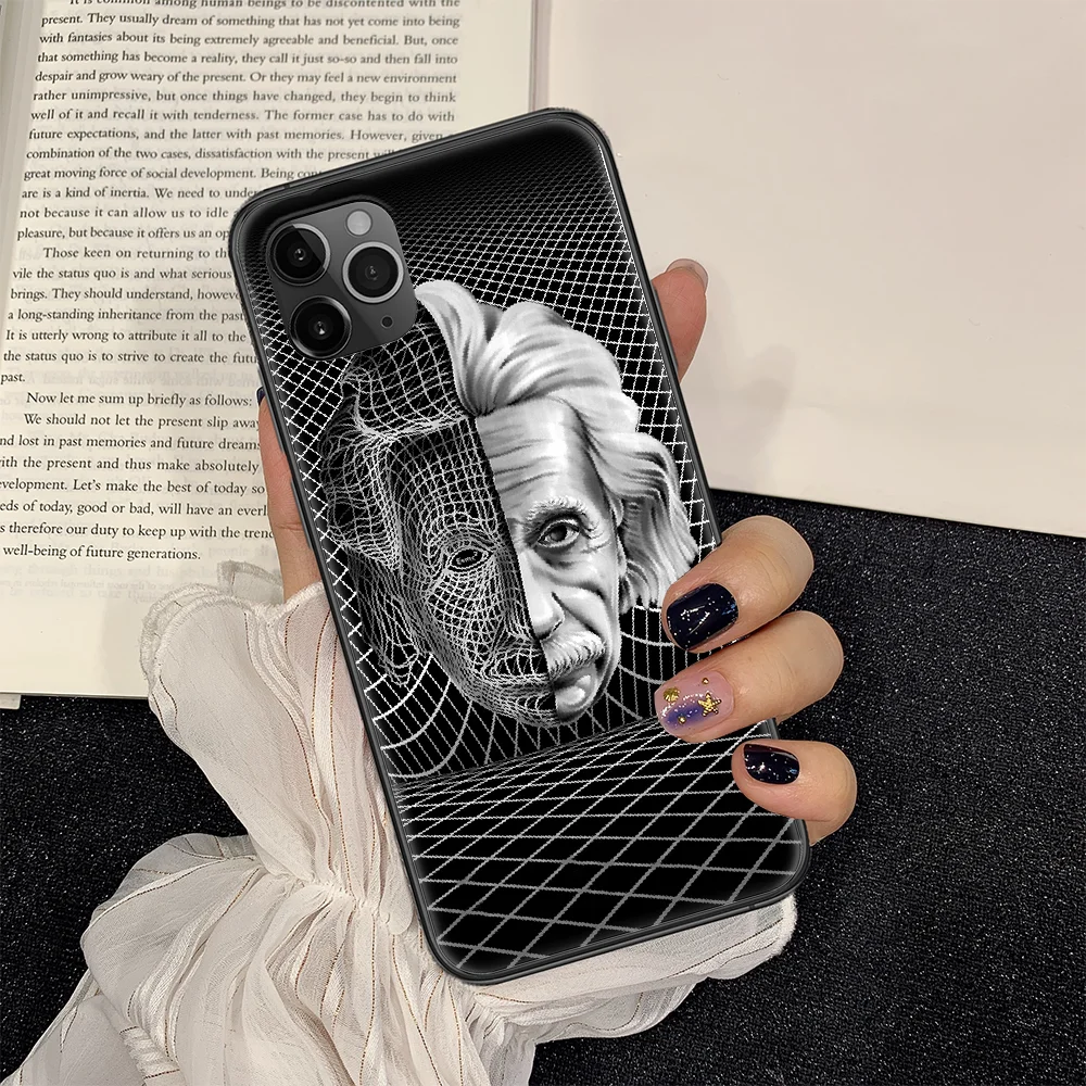 

Math physicist Scientist Frmula Phone Case Cover Hull For iphone 5 5s se 2 6 6s 7 8 12 mini plus X XS XR 11 PRO MAX black soft