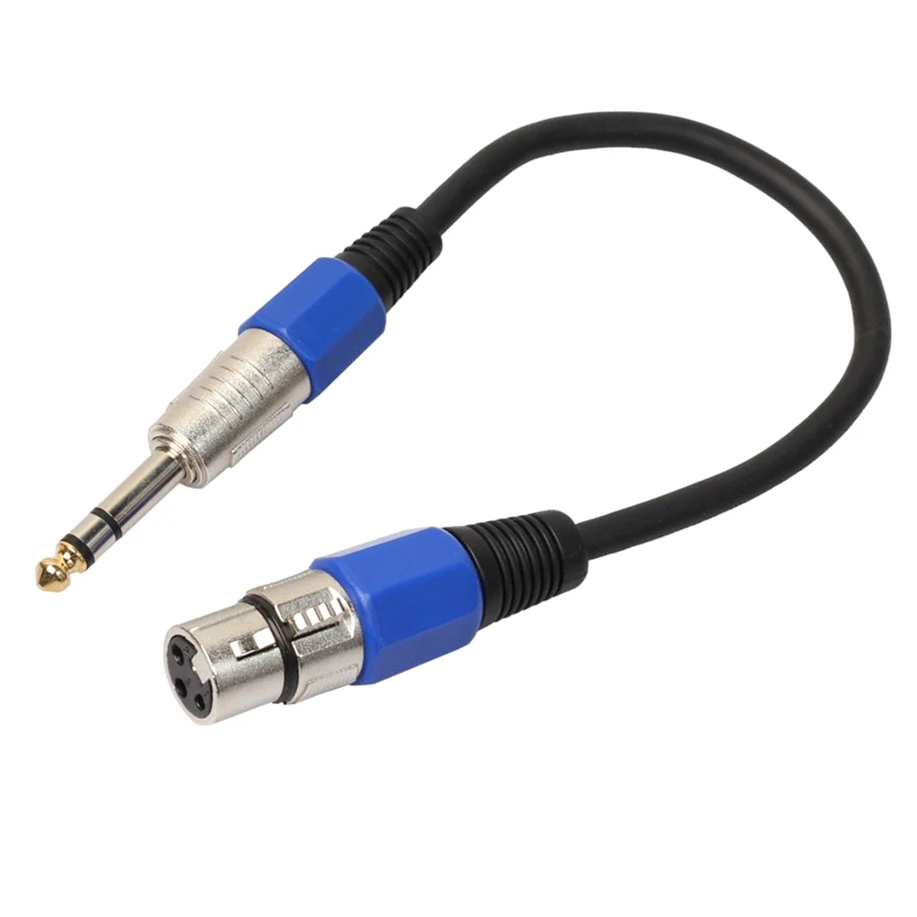 1ft XLR Сделано в Китае муфтовый стыковочный переводник до 6 35 мм 1/4 &quotдвусторонний