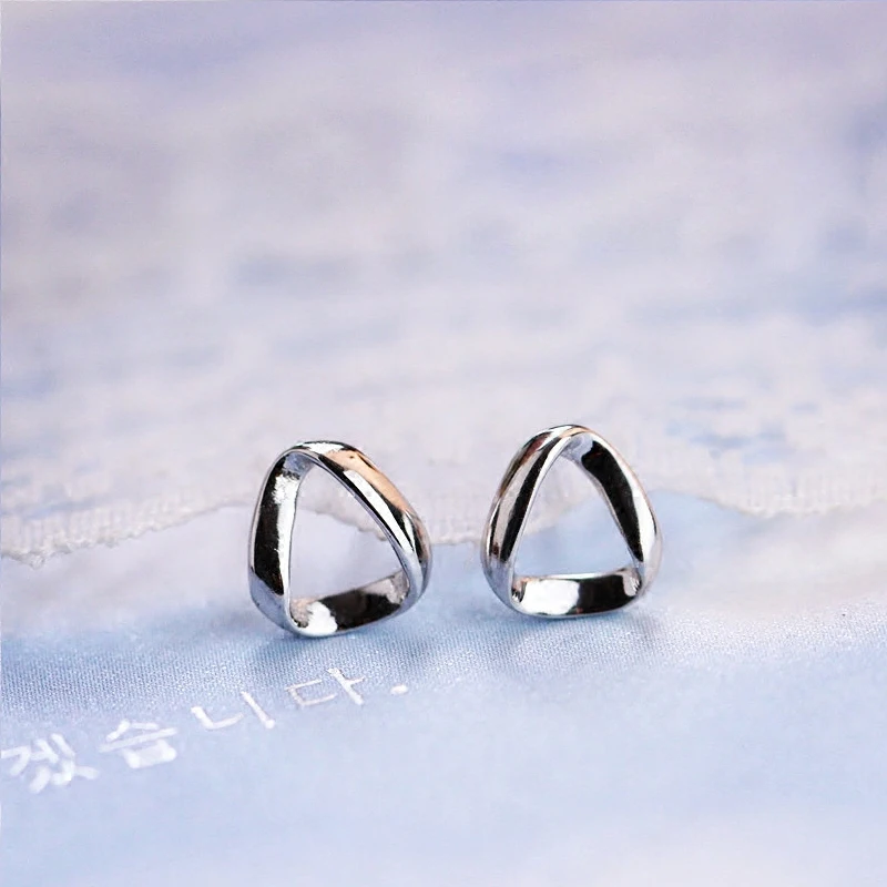

REETI geometry simple Earrings 925 Sterling Silver Earrings for Women Statement Jewelry Brincos Pendientes bijoux