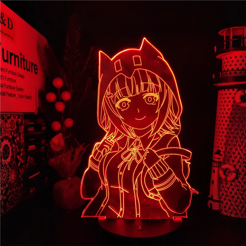 Фигурки аниме Danganronpa 2 Chiaki Nanami Trigger Happy Havoc 3D светодиодные игрушки для девочек