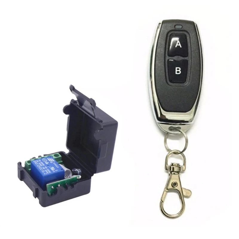 

X37A Wireless Remote Control Switch DC 24V 1CH Relay Receiver Module RF Electronic Lock/Light Control