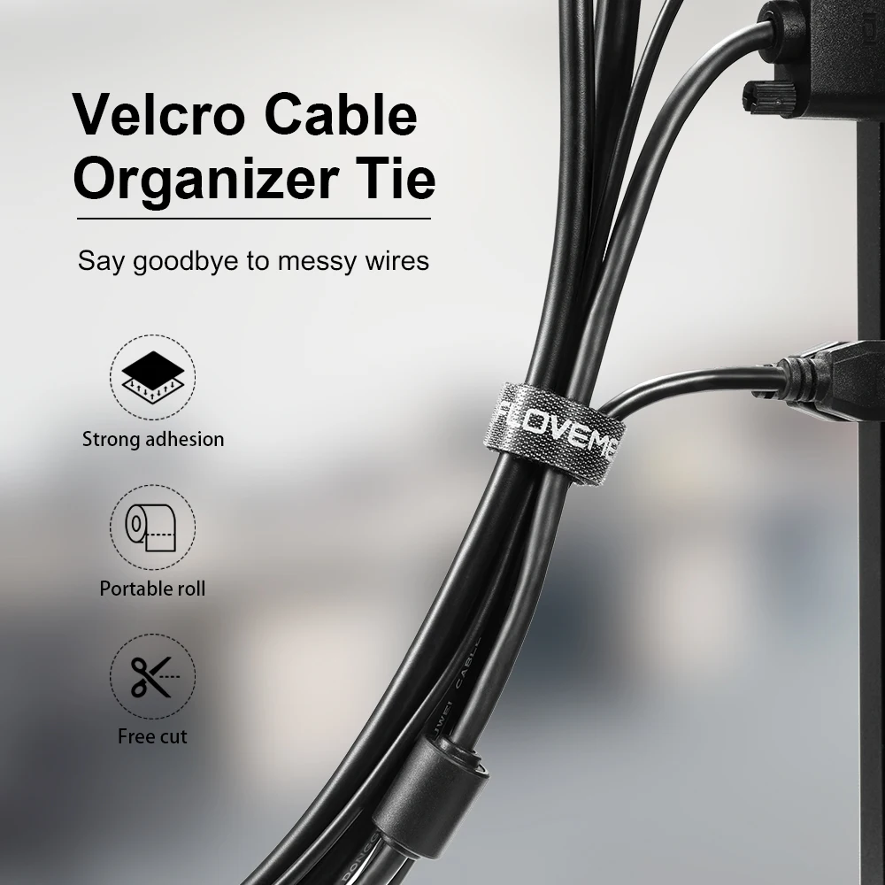 floveme cable organizer usb cable management mouseearphone cord organizer for iphone 13 charge cables holder phone accessories free global shipping