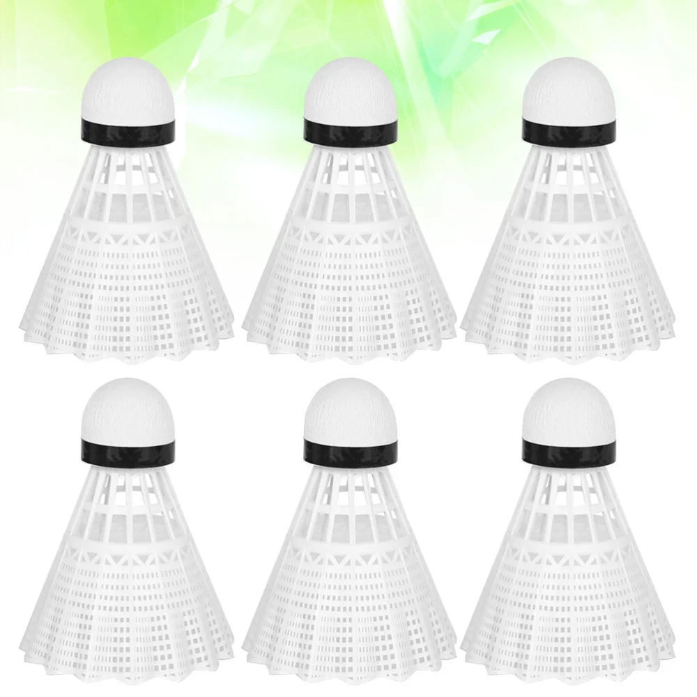 6 шт. светодиодный нейлоновый Волан цветной бадминтон игровой шар Пена голова