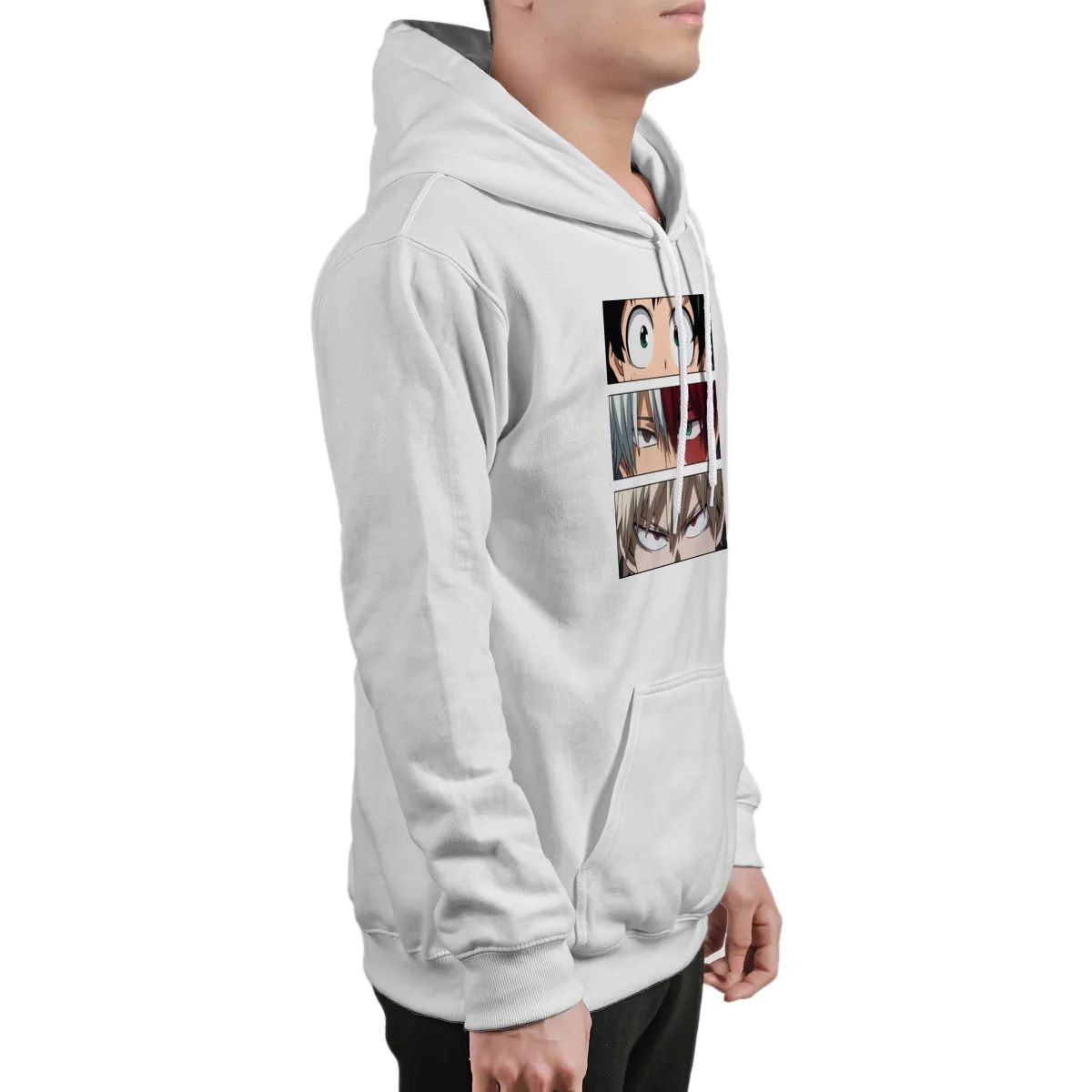 

Men's Hoodie My Hero AcademiaPrint Groot Kawaii long Sleeve Hood Sweat Homme 37654