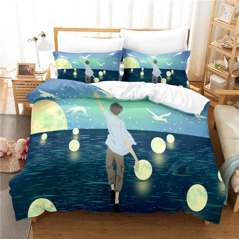 

Light Dream Bedding Set Duvet Cover Set 3d Bedding Digital Printing Bed Linen Queen Size Bedding Set Fashion Design