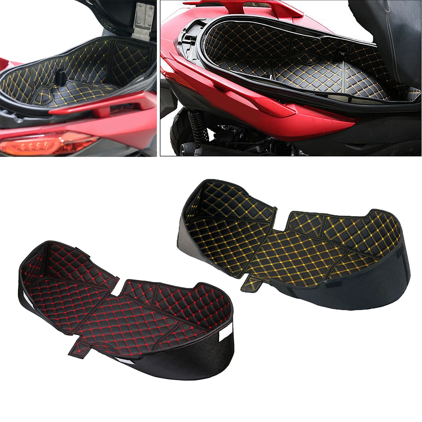 

1Pc Trunk Cargo Liner Protector PU Leather for Yamaha XMAX300/400/250/125
