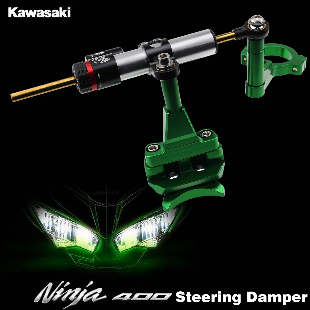 Стабилизатор кронштейна рулевого демпфера мотоцикла для Kawasaki Ninja 400 Ninja400 2018 2019