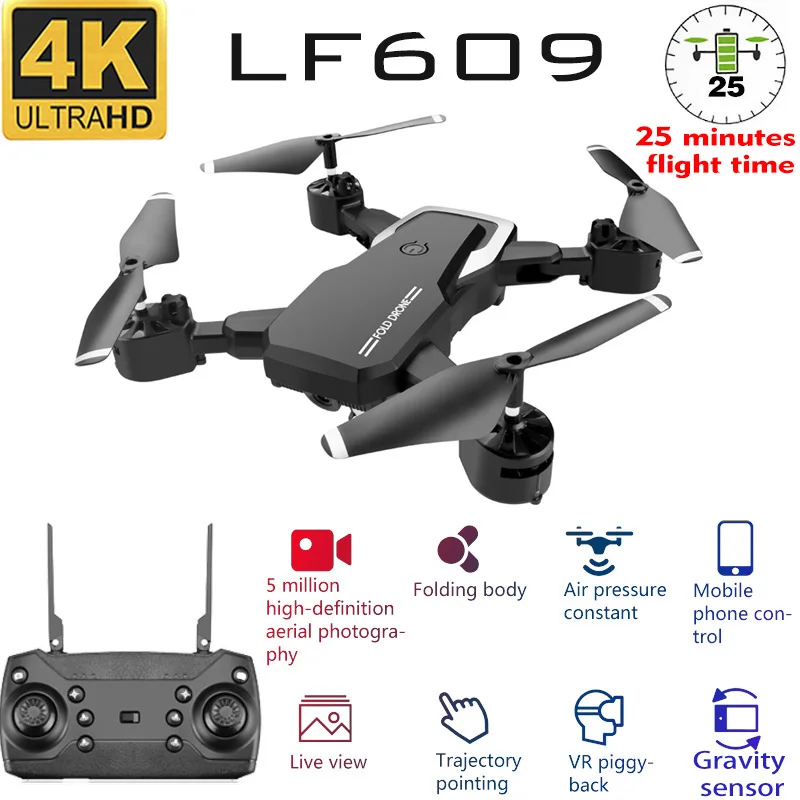 

Складной Квадрокоптер LF609 с HD-камерой, Wi-Fi, 1080P