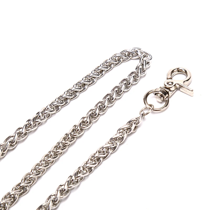 

Trendy Punk Hip Hop Waist Chain Fashion Retro Metal Pin Ring Clip Keyring Design Jeans Clothing Accessories