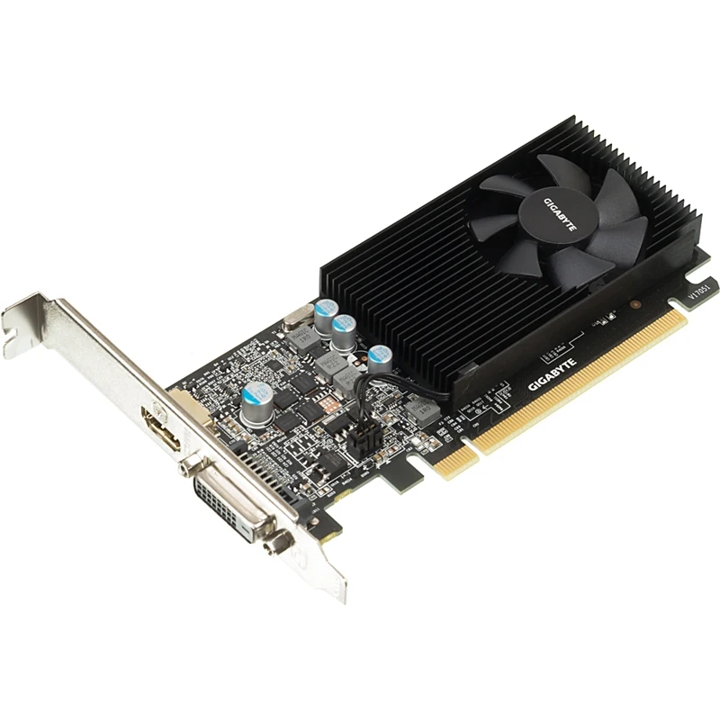 Видеокарта GIGABYTE nVidia GeForce GT 1030 GV-N1030D5-2GL | Компьютеры и офис