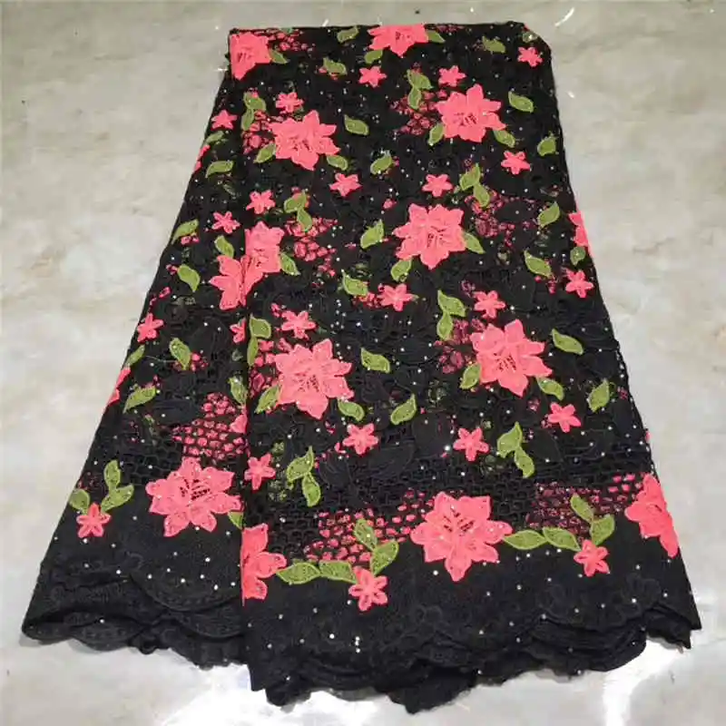 Последние африканские шнур кружевной ткани с Besds Африканские кружева высокого