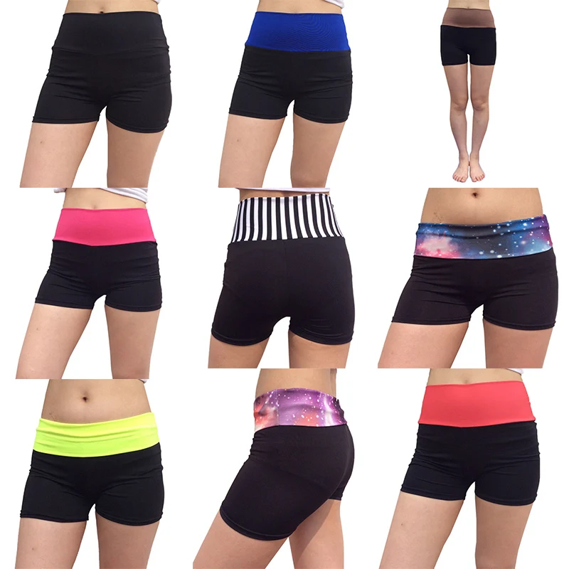 Женские шорты в стиле пэчворк фитнес браслет узкие короткие брюки милые