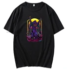 Мужская футболка с коротким рукавом и круглым вырезом, с принтом